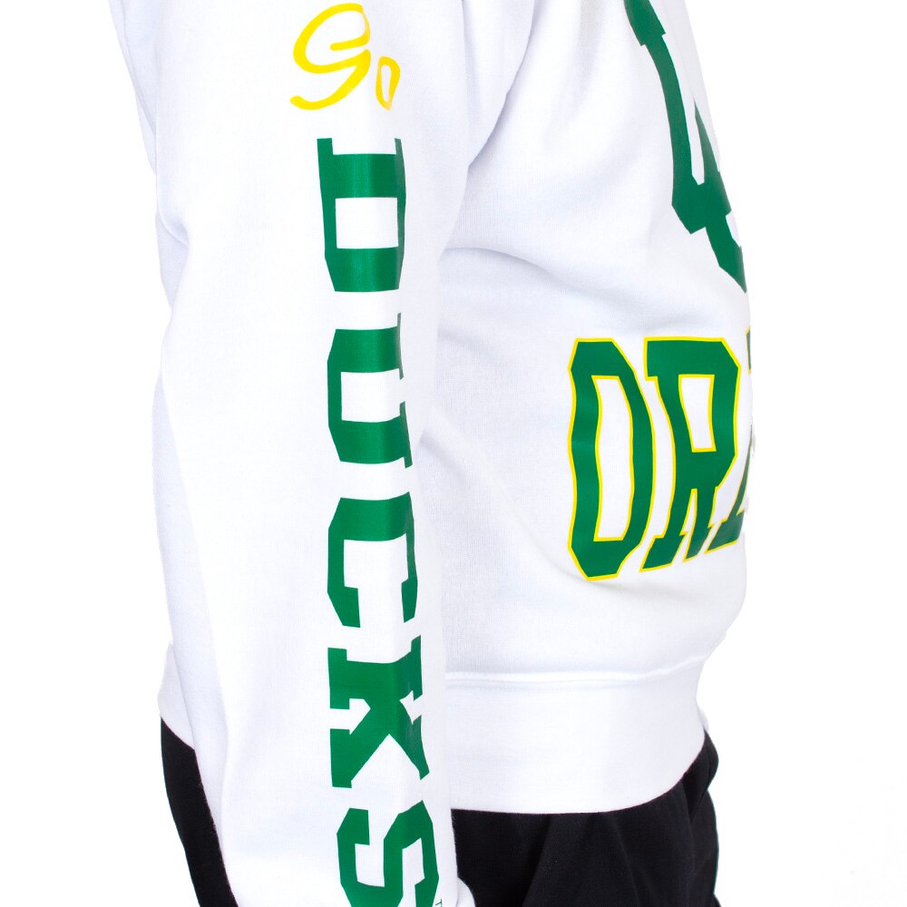 Interlocking UO, Zoozatz, White, Pullover, Polyester Blend, Men, Multi-logo, Sweatshirt, 954033